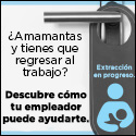Distintivo de WOLAC: ¿Estás amamantando y te reincorporas a tu trabajo? Averigua cómo puede ayudarte tu empleador.